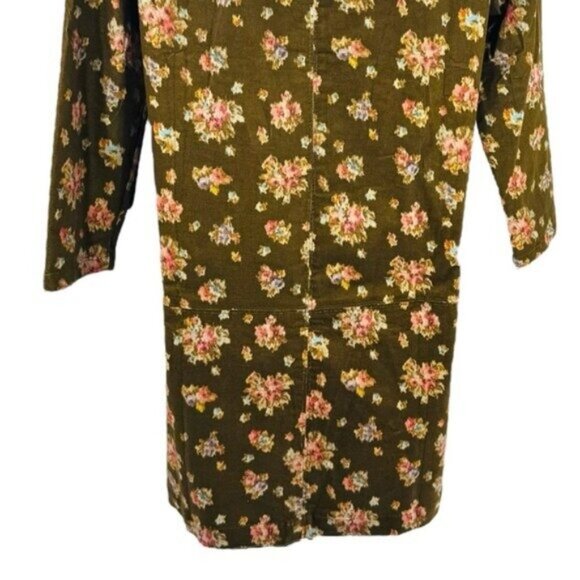 Tuckernuck | NEW Hazel Bouquet Corduroy Clifton V-neckline Mini Dress Size L - Picture 10 of 12
